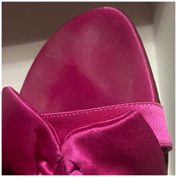 Kate Spade • Lalita Ruffle Bow Heels • Women’s 9.5 • Fuchsia • With Box - Picture 8 of 8